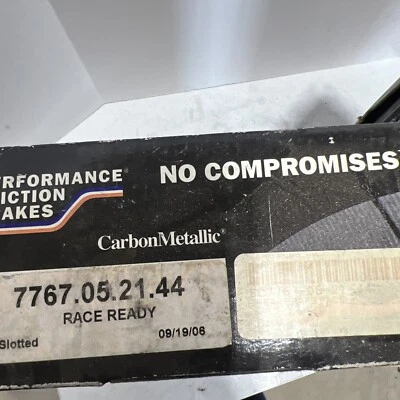 Performance Friction Brake Pads PFC 7767.05.21.44 Racing NASCAR Dirt Asphalt - Image 1 of 4