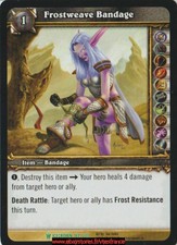 Wow tcg-frostweave bandage-item/Icecrown eng