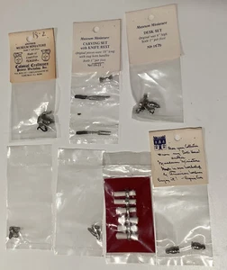 Kolonial Handwerker Zinn Werkstatt Puppenhaus ZUBEHÖR Miniatur Set 7 NOS - Bild 1 von 8