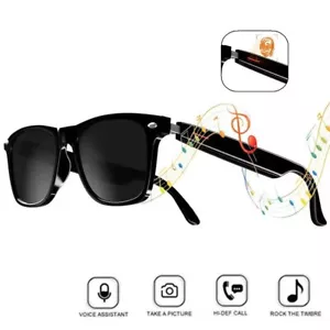 Smart Glasses Polarized Bluetooth 5.3 Call Music Sunglasses Headset Headphone US - Picture 1 of 12