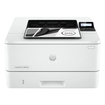Hp Stampante Laser ( A4 Duplex 1200 x 1200 ) LASERJET PRO 4002Dw White 2Z606F - Immagine 1 di 4