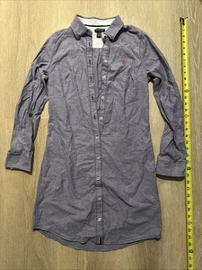U.S. Polo Assn. Women’s Purple Dress NWT | Size S | Shirt Dress - Picture 1 of 4