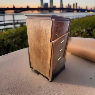 Cómoda Drexel moderna Mid-Century pecho alto caballero proyección MCM Foto 1 de 4