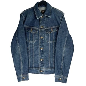 NWT Lee Men's Denim Jean Jacket M Rider Reg Fit Extreme Motion Hanslee 112342971 - Picture 1 of 8