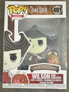 Funko Pop! Games #401 Wilson & Chester Don't Starve w/o code - Not Mint - Read - Picture 1 of 4