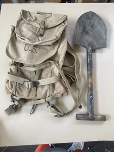 Ww2 Zaino e Pala Americano Epoca Collezione - Foto 1 di 22