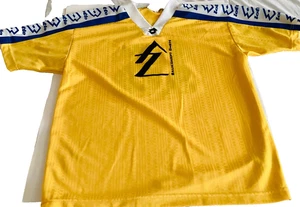 Rare Lotto TSV Flacht Soccer Jersey #16 Yellow Blue Men’s Size XL Football Shirt - Picture 1 of 6