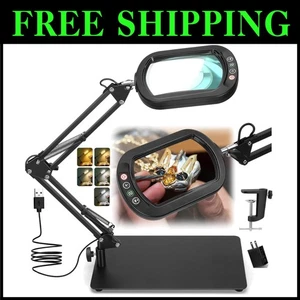 Eye-Friendly Magnifying Lamp with Adjustable Light - Picture 1 of 9