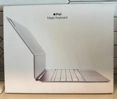 Apple Magic Keyboard White - For iPad Pro 12.9 (3rd-6th Gen) and iPad Air 13inch - Image 1 of 4