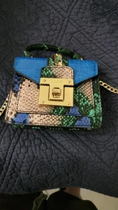 Mini Bolso Bandolera Aldo Martis Multicolor Estampado Serpiente - Imagen 1 de 11