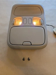 01-07 Toyota Sequoia Tundra Delantero Sobre Cabeza Domo Mapa Luz Almacenamiento Cubby Bronceado Fabricante de Equipo Original - Imagen 1 de 17