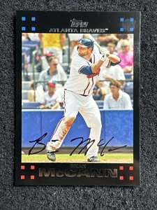BRIAN MCCANN #335 2007 Topps Baseball QTY Atlanta Braves - Picture 1 of 2