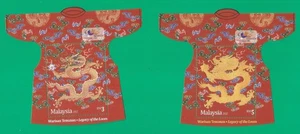 Malaysia 2011 blocks mint MNH** - dragon 2v - Picture 1 of 3