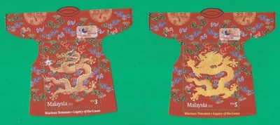 Malaysia 2011 blocks mint MNH** - dragon 2v - Image 1 of 3