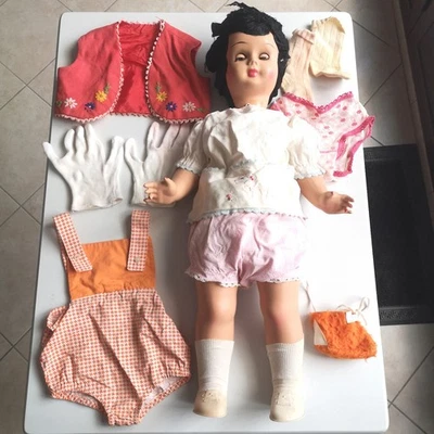 Bambola Athena Piacenza vintage antica prima metà novecento 900 - Immagine 1 di 4