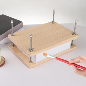 Wooden Book Press Durable Flat Paper Press Machine for Home - Picture 1 of 7