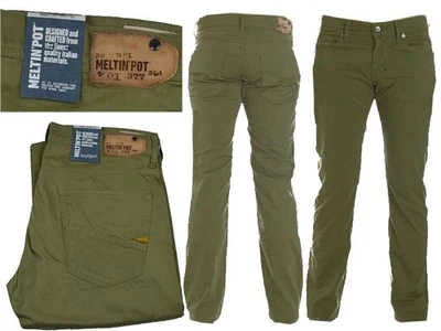 Pantalones de mezclilla para hombre MELTINPOT 34 EE. UU. / 50 Italia MP02 T1P Foto 1 de 4