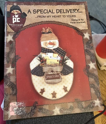 Vtg Rare Provo Craft A SPECIAL DELIVERY... Tole Painting 1998 Bk - Image 1 of 4