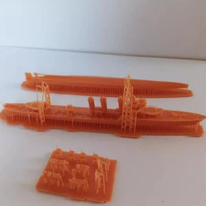 3D printed 1/700 French Pike destroyer unpainted kit - Picture 1 of 5