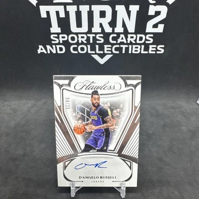 2023-24 FLAWLESS BASKETBALL D’Angelo Russell LAKERS AUTO /25 - Image 1 of 2
