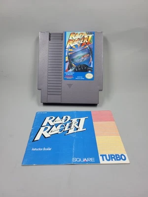 Rad Racer II (Nintendo Entertainment System, 1990) NES Cart & Manual - Image 1 of 4