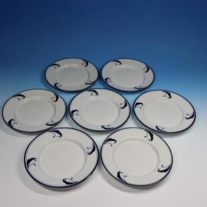 Dansk Flora Bayberry Blue - 7 Salad or Dessert Plates - 7¼ inches - Picture 1 of 5