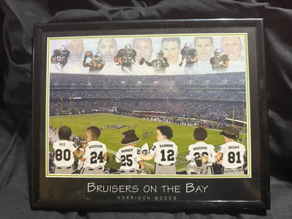 Vintage Little Legend Arroz Marrom Gannon Harrison Woods 8X10 Impressão em Moldura Bebês - Imagem 1 de 1