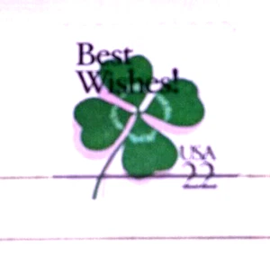 Special Messages - Best Wishes! - 1987 22kt Gold Replica Stamps - SEE BELOW - Picture 1 of 4