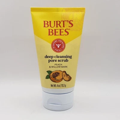 Burt's Bees Deep Cleansing Pore Scrub with Peach and Willow Bark 4 oz - Image 1 of 4