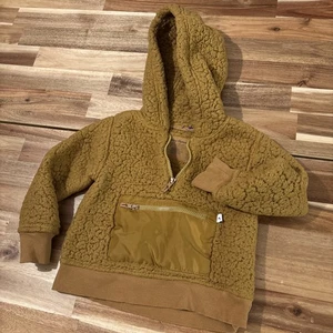Tommy Bahama braun 1/4 Zip Sherpa Hoodie Sweatshirt - Kinder XS (4) - Bild 1 von 7