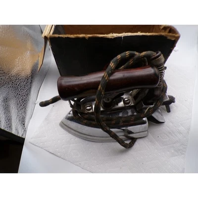 Aparato de plancha para ropa automático Sunbeam vintage con caja original coleccionable Foto 1 de 4