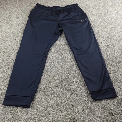 Pantalones Nike Para Hombres 3XL Azul Swoosh Cordón Calentamiento Jogger Pantalones de Sudadera Entrenamiento Gimnasio Foto 1 de 4