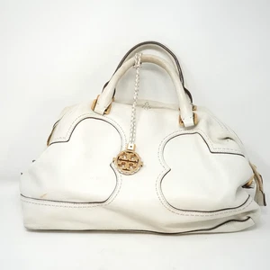 Bolso de mano Tory Burch de cuero blanco para mujer estilo clásico - Imagen 1 de 11