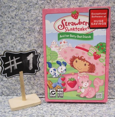 Video Game PC Strawberry Shortcake and her Berry Best Friends #1 NEW SEALED BOX  - Image 1 of 4