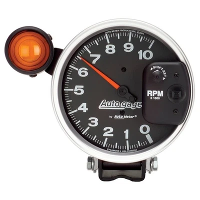AutoMeter 5" Tachometer 0-10K RPM With Shift-Lite Black For Racing Street Car - Image 1 of 2