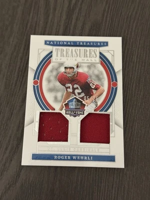 2023 Panini National Treasures Treasures of the Hall /25 #TOH-RWE ROGER WEHRLI - Image 1 of 4