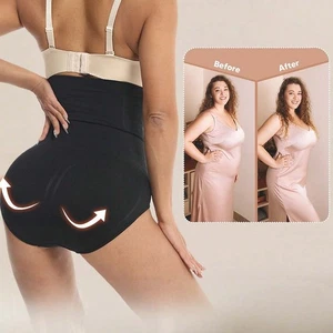 Übergröße hohe Taille Bauchkontrolle Innenshorts für tägliche Innenbekleidung & Formgebung - Bild 1 von 17