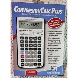 ConversionCalc Plus Pro Construction Master Series Calculator Model 8030 NEW - Picture 1 of 7