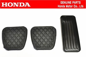 HONDA GENUINE 88-91 CRX EF8 SIR Gas&Brake&Clutch Pedal Pads Set OEM JDM - Picture 1 of 2