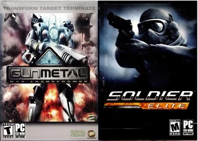 Soldier Elite & Gunmetal PC New XP 2 Great Games - Image 1 of 2