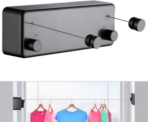 Retractable Clothesline |Indoor Outdoor Line | Heavy Duty Drying Laundry Line | - Picture 1 of 6