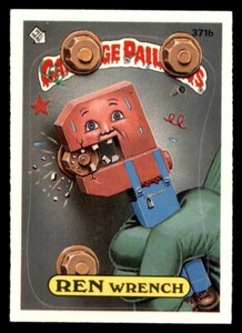 1987 Topps Garbage Pail Kids GPK Series 9 B #371b Ren Wrench NM/MT *d3