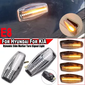 Luz de señalización lateral secuencial LED para Hyundai i10 08-11 Tucson 05-10Elantra Coupe - Imagen 1 de 7