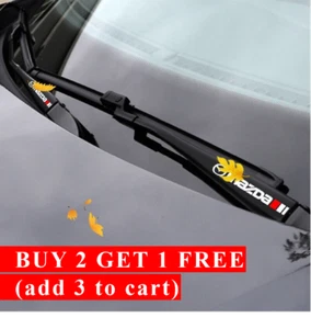 2 piezas calcomanías laterales adhesivas deportivas para limpiaparabrisas de coche de PVC para accesorios de coche Mazda - Imagen 1 de 4