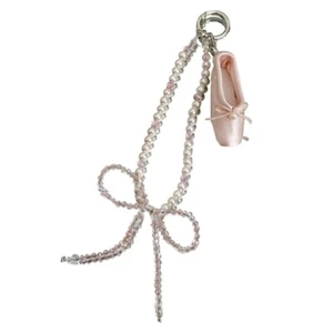 Keys Chain Phone Accessory Glaze Material Beads Phone Pendant for Trendy Women - Zdjęcie 1 z 8