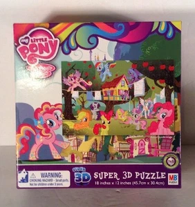 My Little Pony Super 3D Jigsaw Puzzle 150 Rainbow Power Brony - Picture 1 of 2