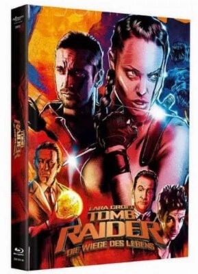 "TOMB RAIDER - DIE WIEGE DES LEBENS" - Angelina Jolie - BLU RAY + DVD MEDIABOOK - Bild 1 von 3