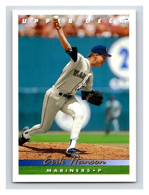 1993 Upper Deck #338 Erik Hanson - Image 1 of 2