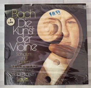Bach Partitas and Sonatas PIKAISEN Solo Violin EURODISC MELODIYA 3 LP BOX SEALED - Picture 1 of 3