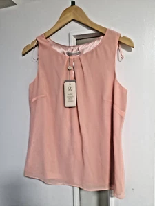 Jacques Vert Dusky Pink Top- Size 8 - Picture 1 of 6
